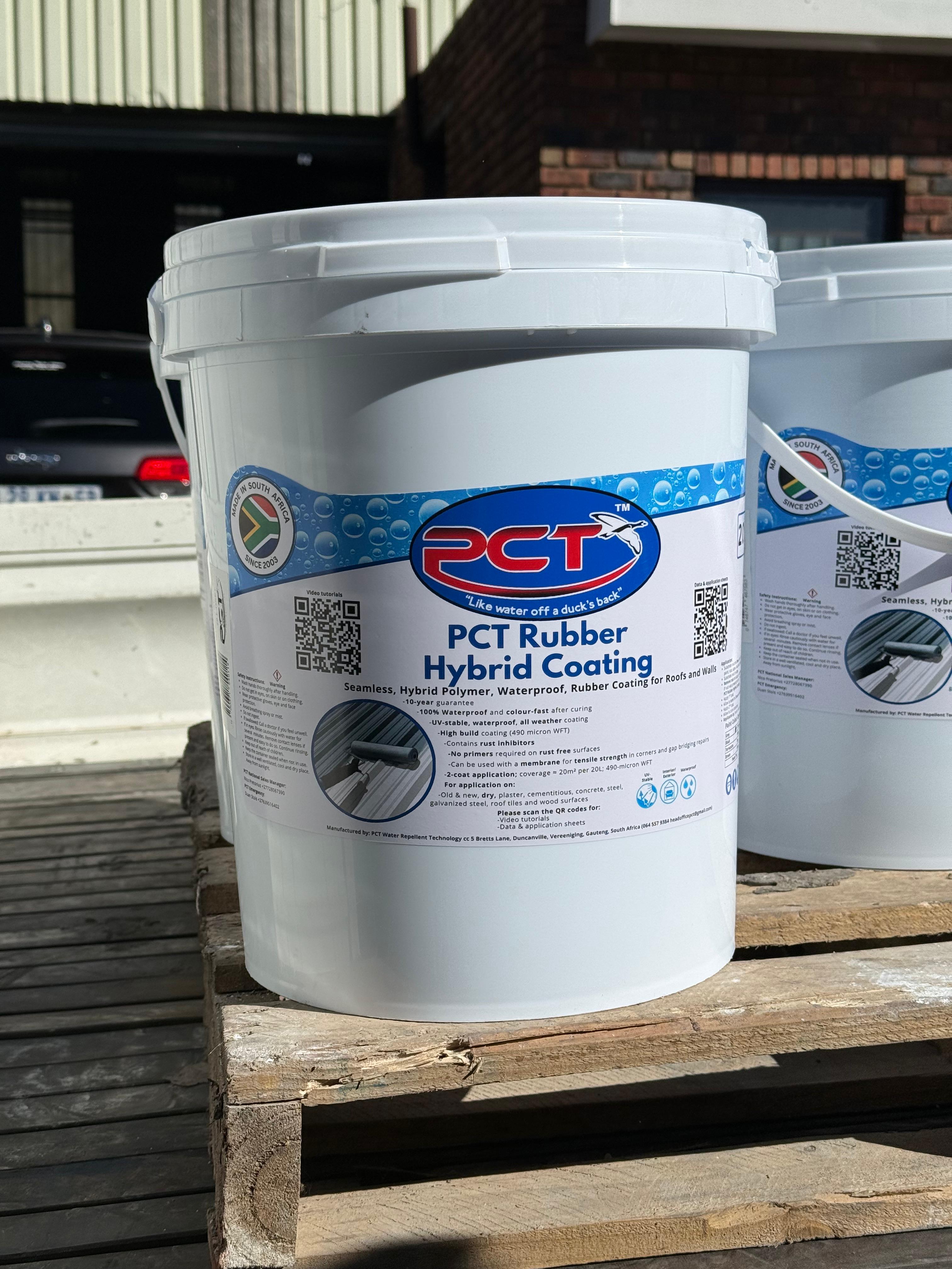 PCT Rubber Hybrid Coating — Seamless Waterproof Roof & Wall Coating